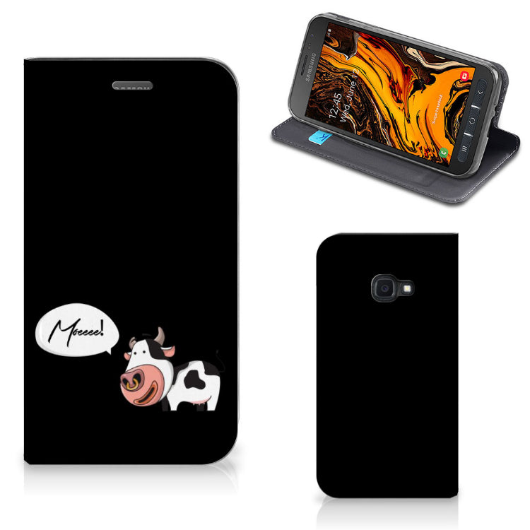 Samsung Galaxy Xcover 4s Magnet Case Cow