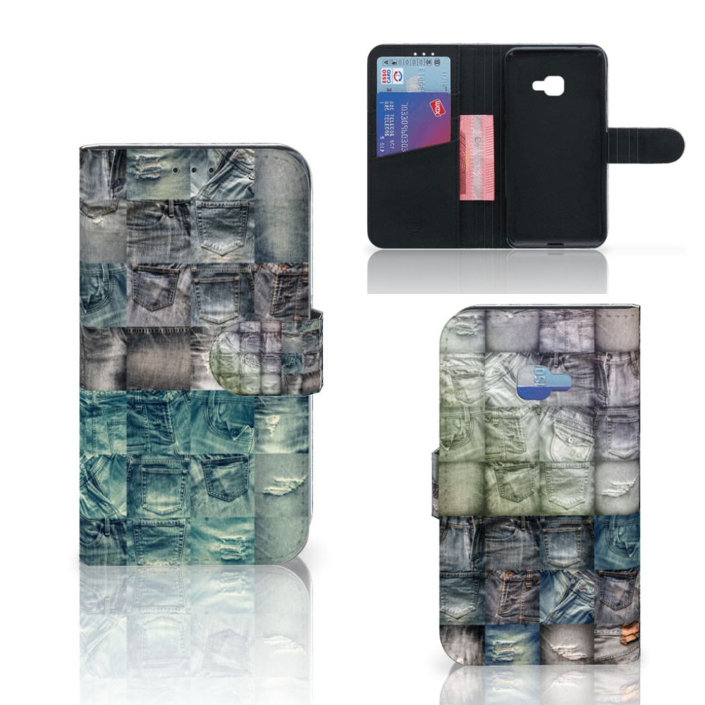 Wallet Case met Pasjes Samsung Galaxy Xcover 4 | Xcover 4s Spijkerbroeken
