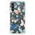 Case Anti-shock voor Samsung Galaxy A14 5G/4G Vlinder met kleurrijke vlinders op een donkergroene achtergrond.