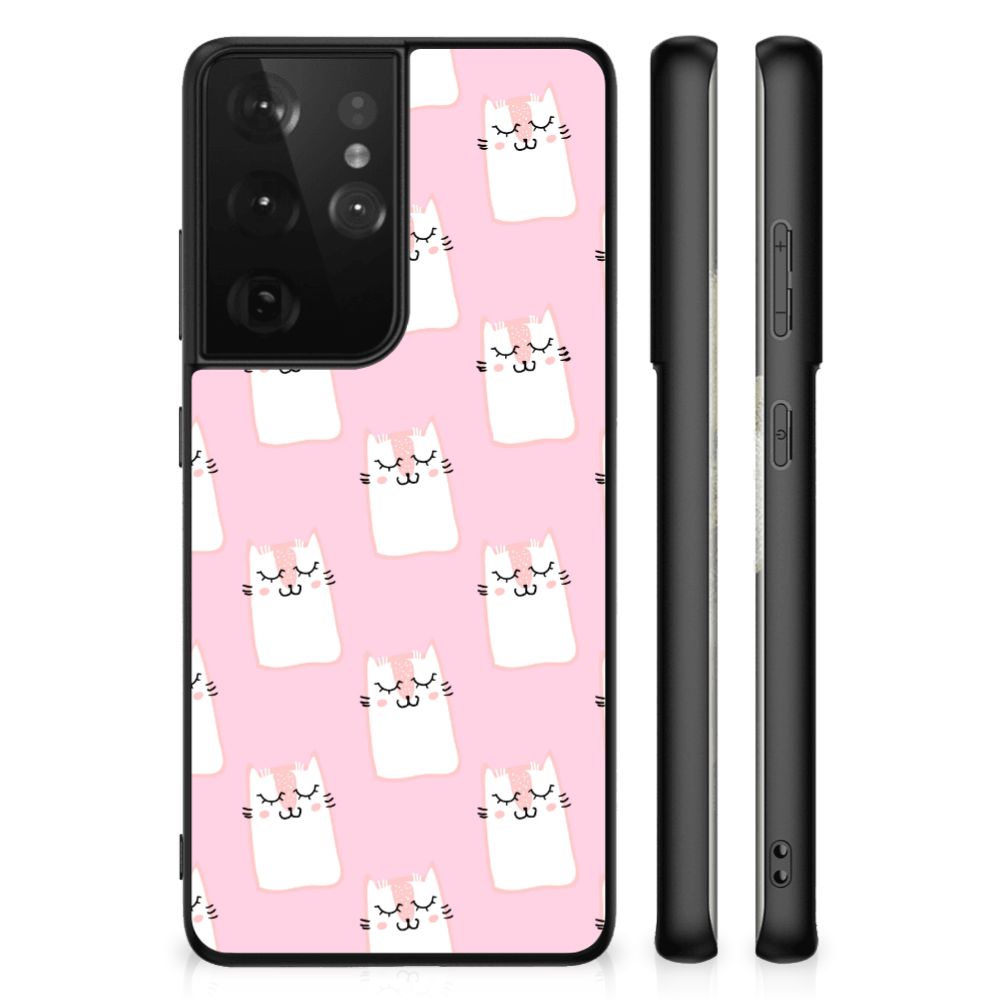 Samsung Galaxy S21 Ultra Dierenprint Telefoonhoesje Sleeping Cats B2C Telecom