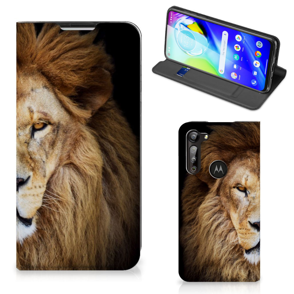 Motorola Moto G8 Power Hoesje maken Leeuw