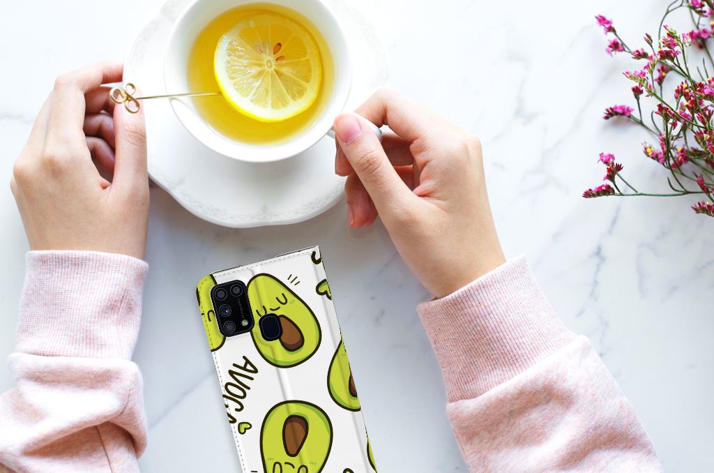 Samsung Galaxy M31 Magnet Case Avocado Singing - B2C Telecom