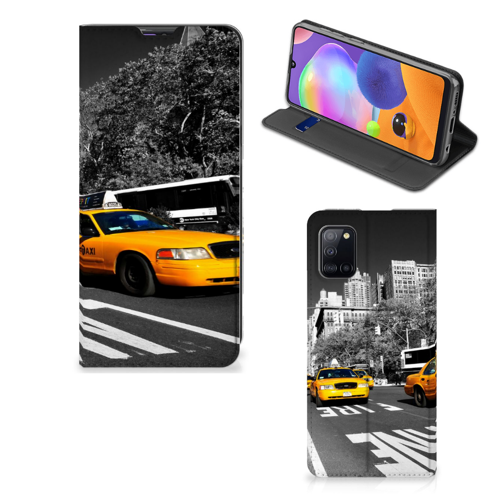 Samsung Galaxy A31 Book Cover New York Taxi - B2C Telecom