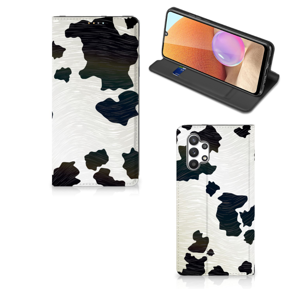Samsung Galaxy A32 4G | A32 5G Enterprise Editie Hoesje maken Koeienvlekken - B2C Telecom