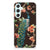 Samsung Galaxy S23 FE TPU Hoesje Pauw met Bloemen