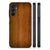 Samsung Galaxy A15 Houten Print Telefoonhoesje Donker Hout
