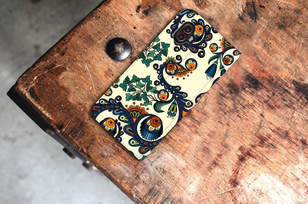 Telefoon Hoesje Samsung Galaxy Xcover 6 Pro Barok Flower - B2C Telecom