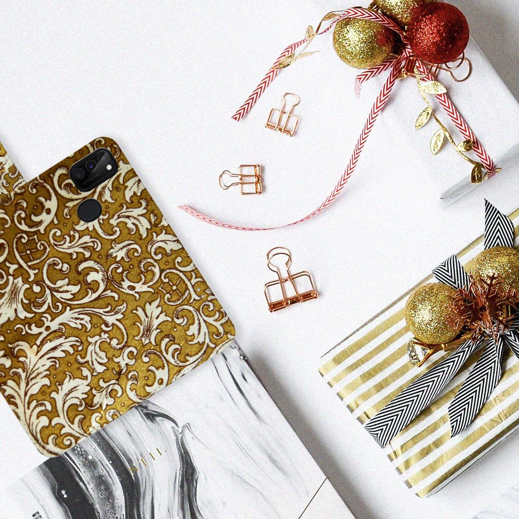 Wallet Case Samsung Galaxy M21 | M30s Barok Goud