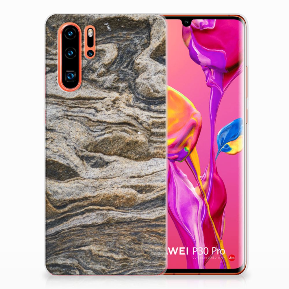 Huawei P30 Pro TPU Siliconen Hoesje Steen
