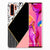 Huawei P30 Pro TPU Hoesje Zwart Roze Vormen