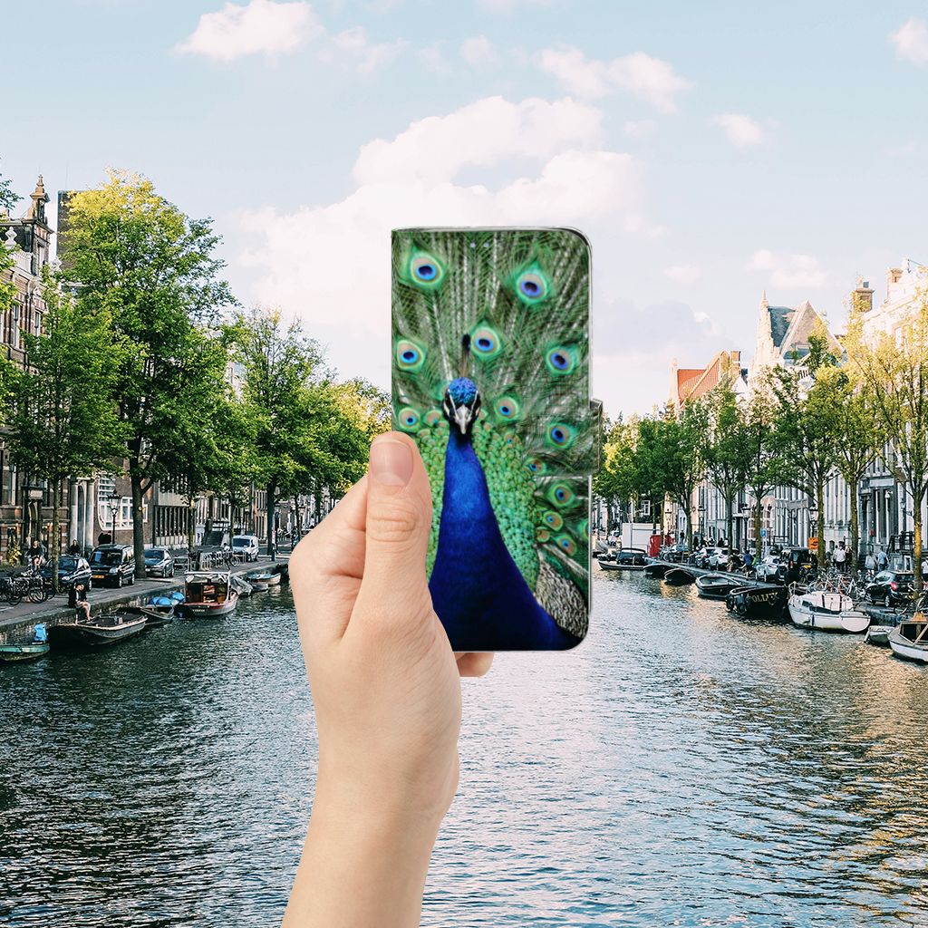 Samsung S10 Lite Telefoonhoesje met Pasjes Pauw