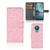 Nokia 3.4 Hoesje White Flowers