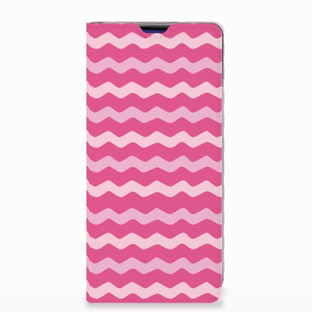 Samsung Galaxy S10 Plus Hoesje met Magneet Waves Pink