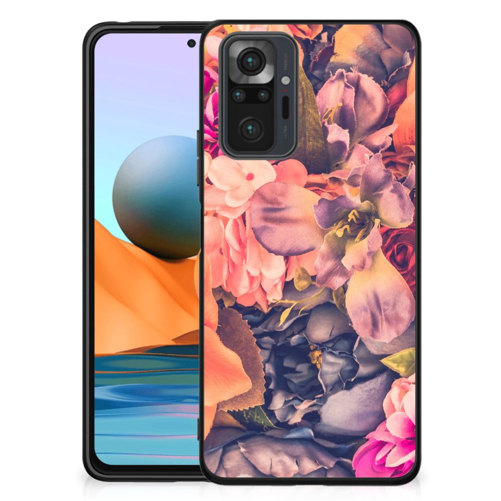 Xiaomi Redmi Note 10 Pro Bloemen Hoesje Bosje Bloemen