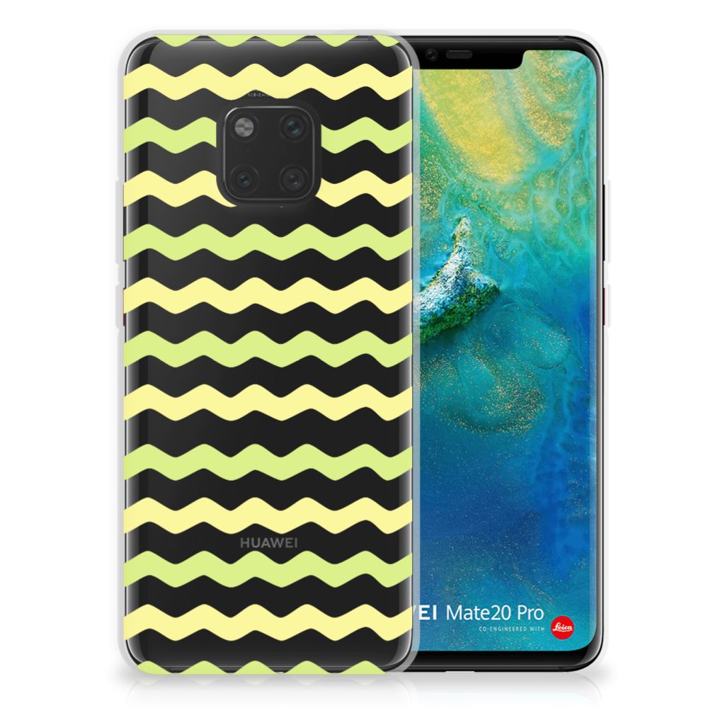 Huawei Mate 20 Pro TPU bumper Waves Yellow