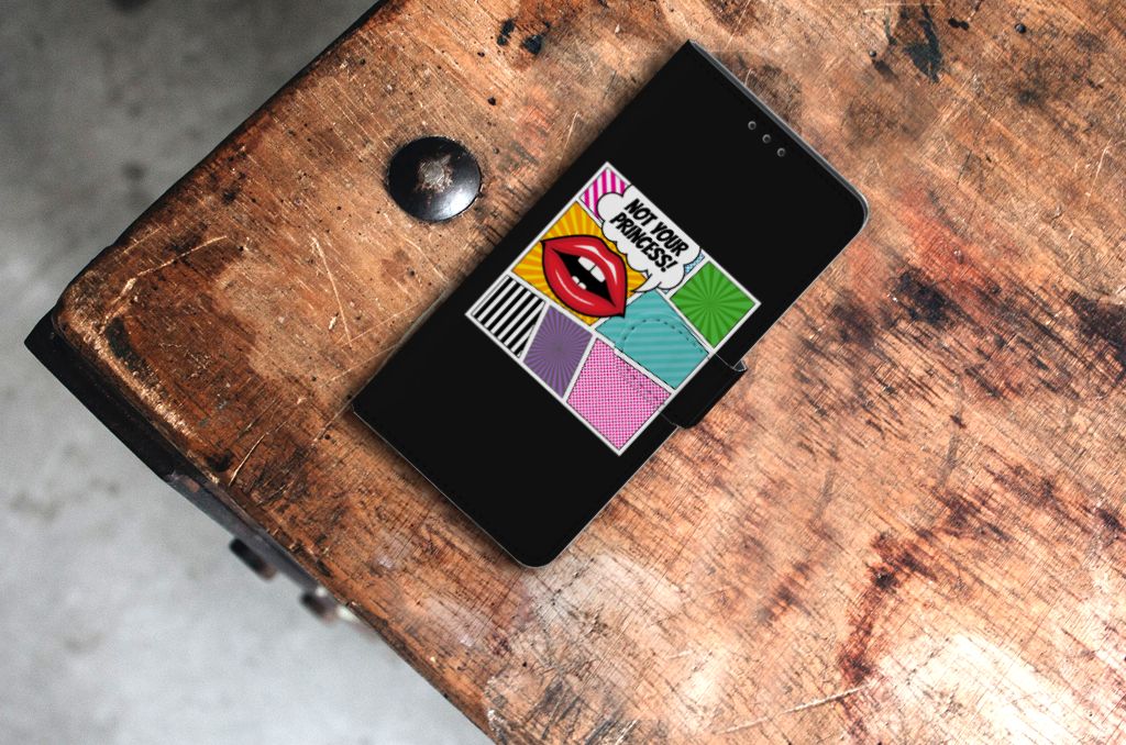Samsung Xcover Pro Wallet Case met Pasjes Popart Princess