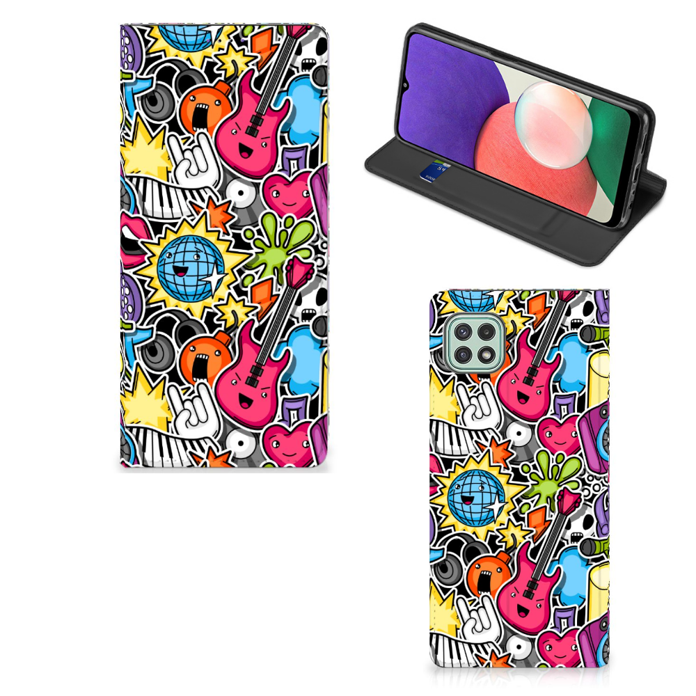 Samsung Galaxy A22 5G Hippe Standcase Punk Rock - B2C Telecom
