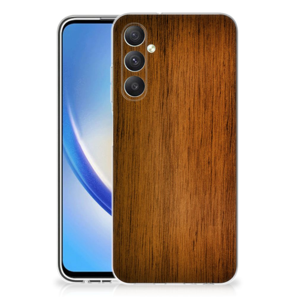 Samsung Galaxy A05S Bumper Hoesje Donker Hout