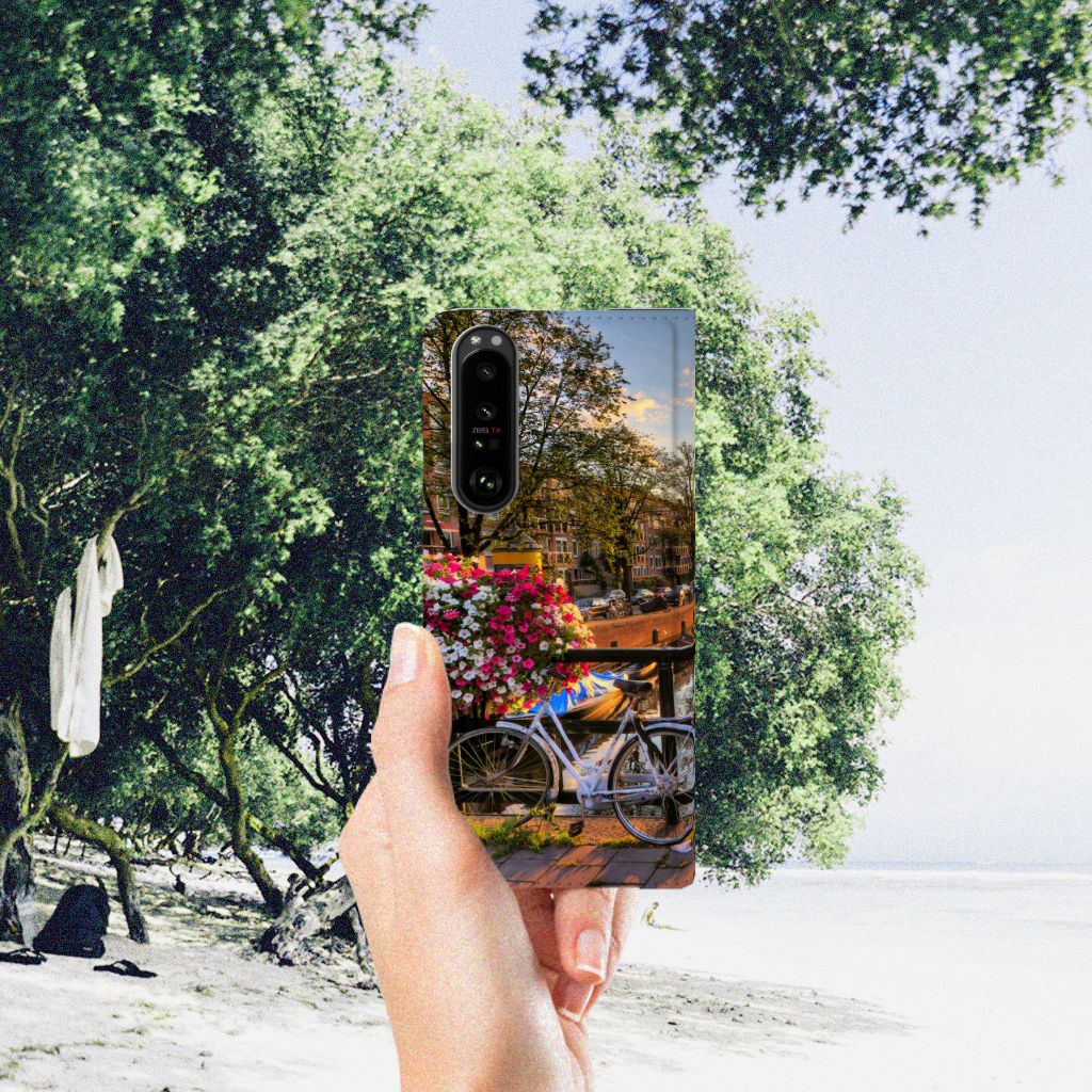 Sony Xperia 5 III Book Cover Amsterdamse Grachten - B2C Telecom