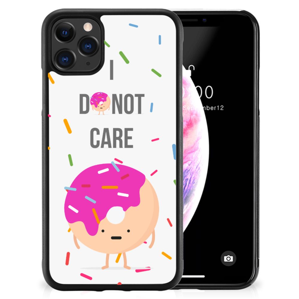 Apple iPhone 11 Pro Max Silicone Case Donut Roze B2C Telecom