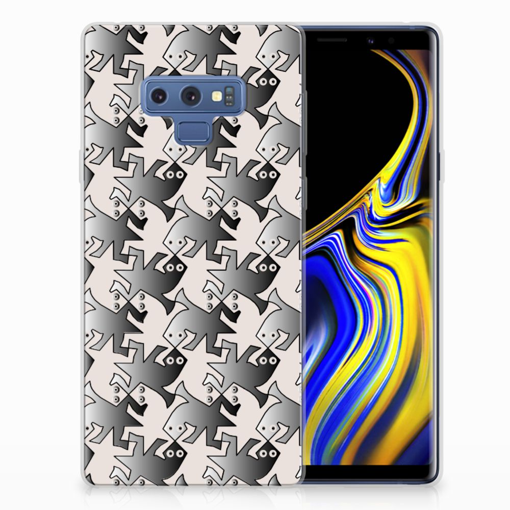 Samsung Galaxy Note 9 TPU Hoesje Salamander Grey