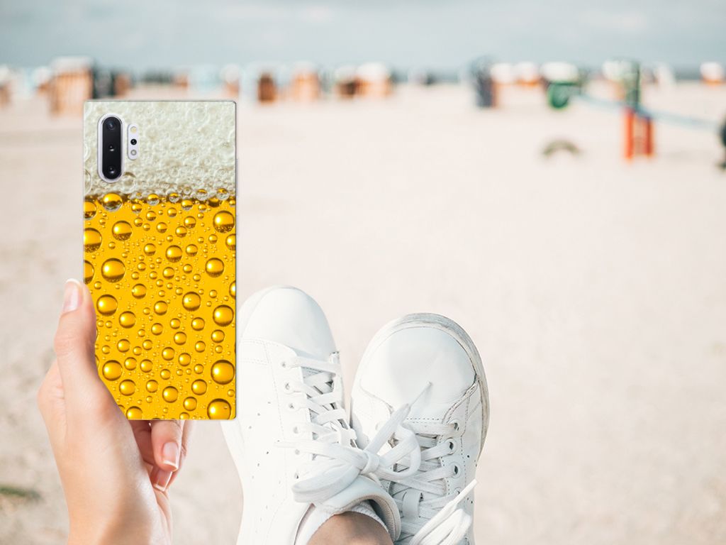 Samsung Galaxy Note 10 Plus Siliconen Case Bier