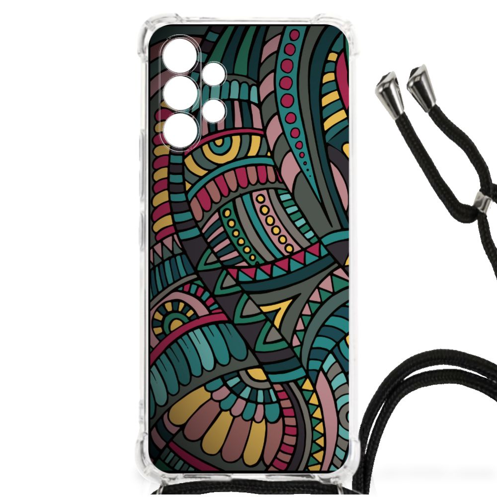 Samsung Galaxy A13 4G Doorzichtige Silicone Hoesje Aztec B2C Telecom