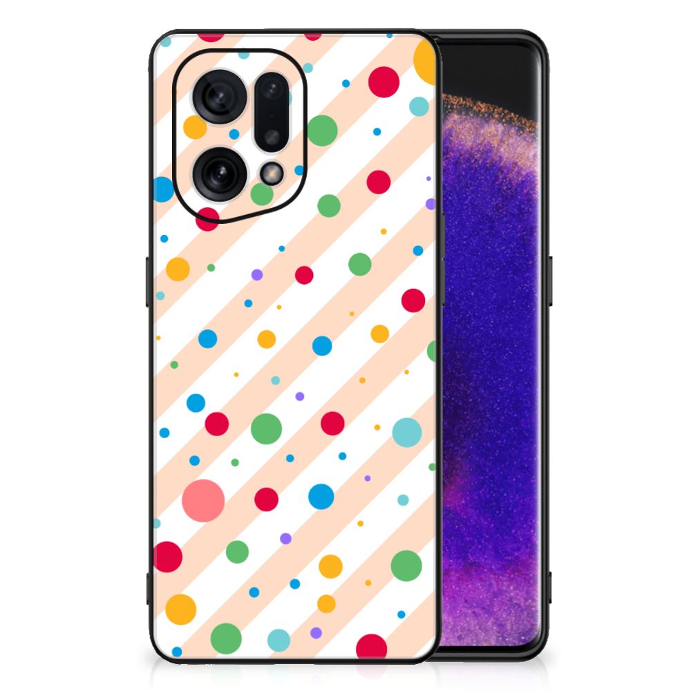 OPPO Find X5 Back Case Dots