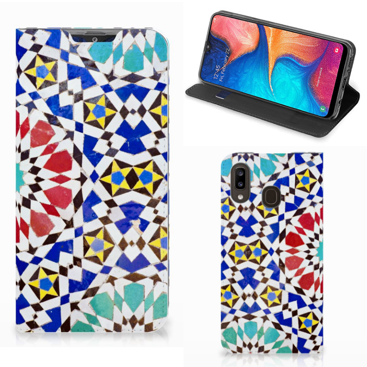 Samsung Galaxy A30 Standcase Mozaïek