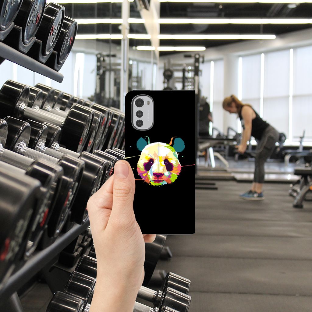 Motorola Moto E32 | Moto E32s Magnet Case Panda Color - B2C Telecom