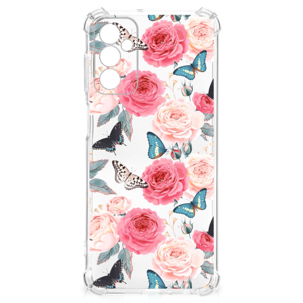 Samsung Galaxy M13 4G | M23 Case Butterfly Roses