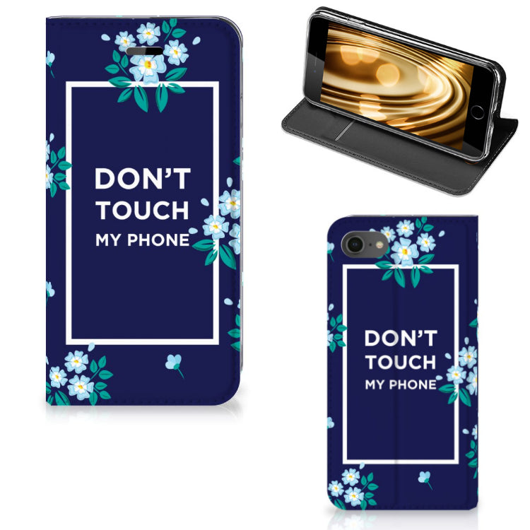 iPhone 7 | 8 | SE (2020) | SE (2022) Design Case Flowers Blue DTMP