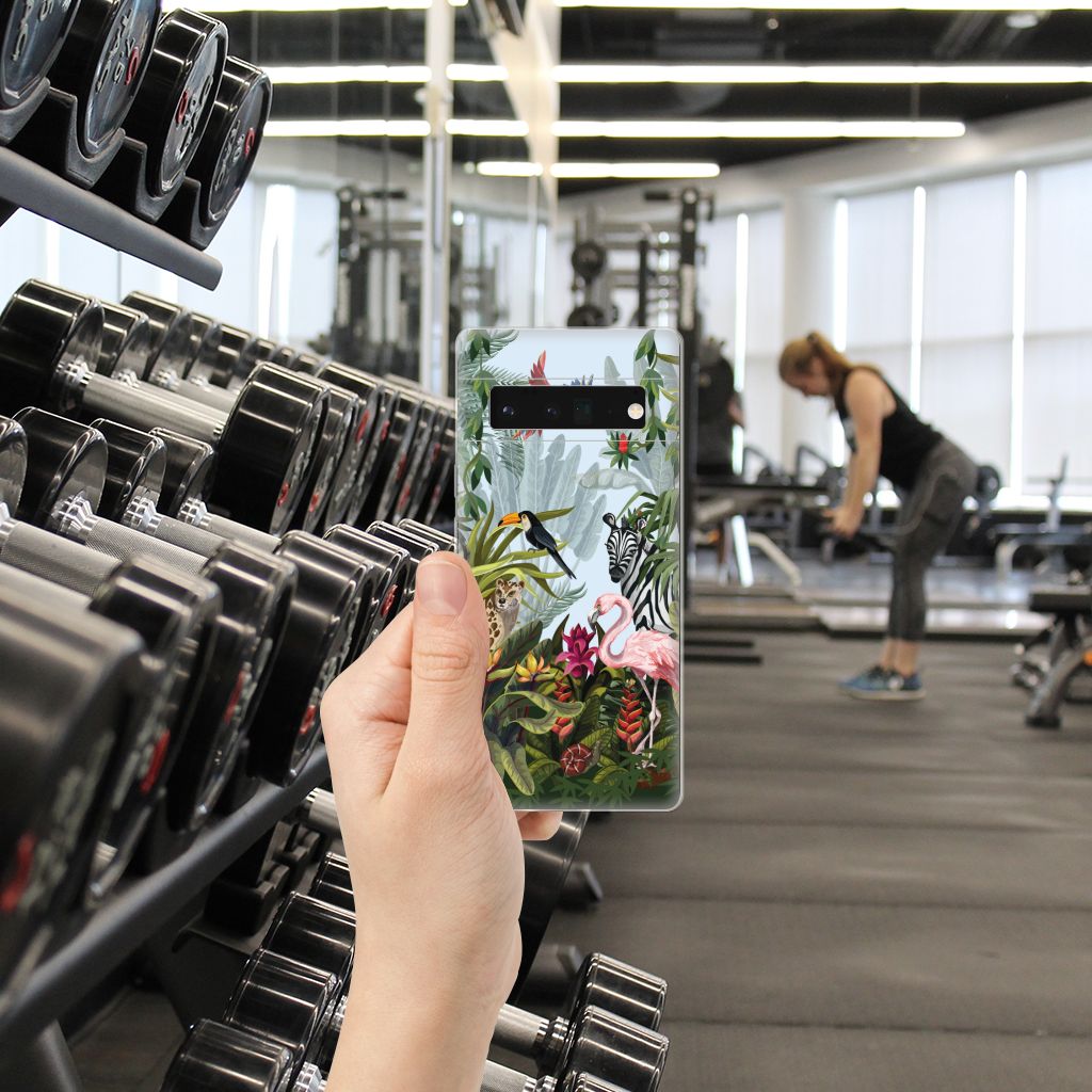 TPU Hoesje voor Google Pixel 6 Pro Jungle B2C Telecom