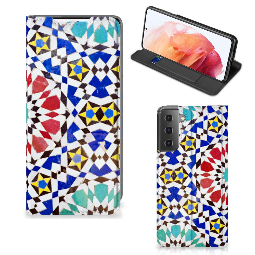 Samsung Galaxy S21 Standcase Mozaïek