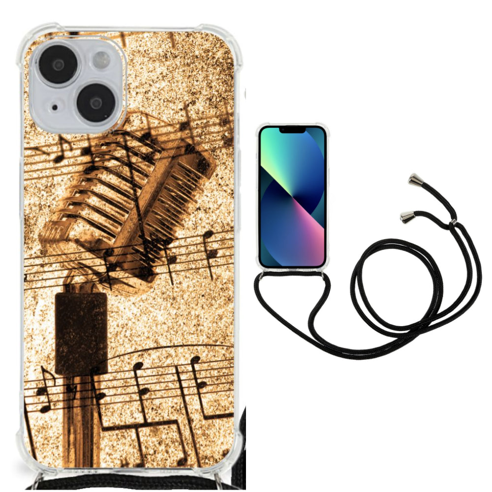 iPhone 14 Anti-shock Hoesje met foto Bladmuziek