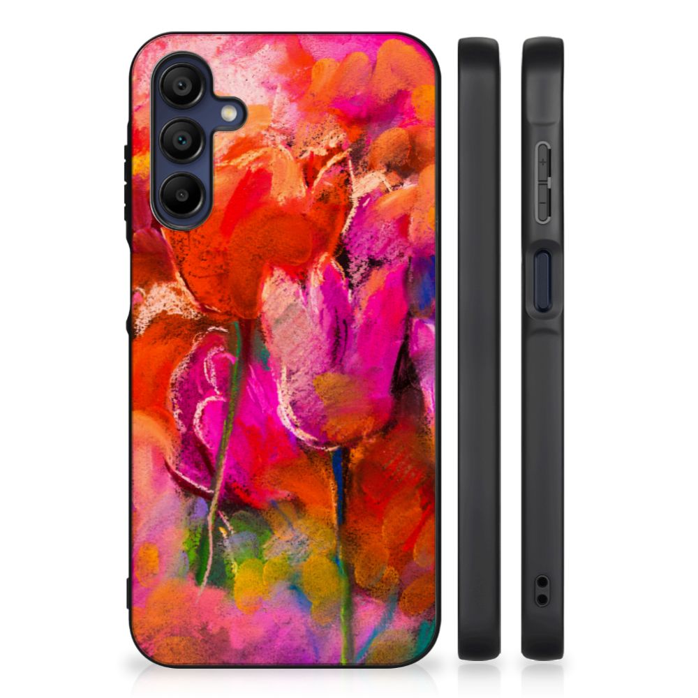 Kleurrijke Telefoonhoesje Samsung Galaxy A15 Tulips