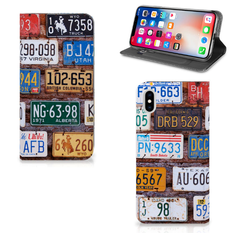 Apple iPhone Xs Max Stand Case Kentekenplaten