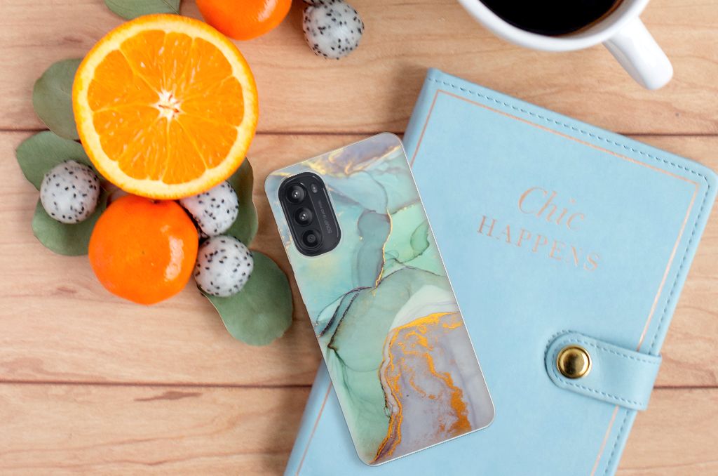 Hoesje maken voor Motorola Moto G52/G82 Watercolor Mix B2C Telecom