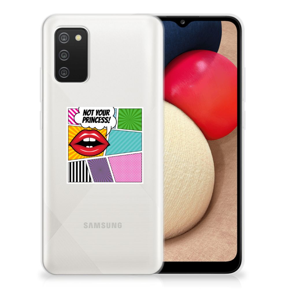 Samsung Galaxy A02s Silicone Back Cover Popart Princess