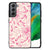 Samsung Galaxy S21FE Bloemen Hoesje Pink Flowers B2C Telecom