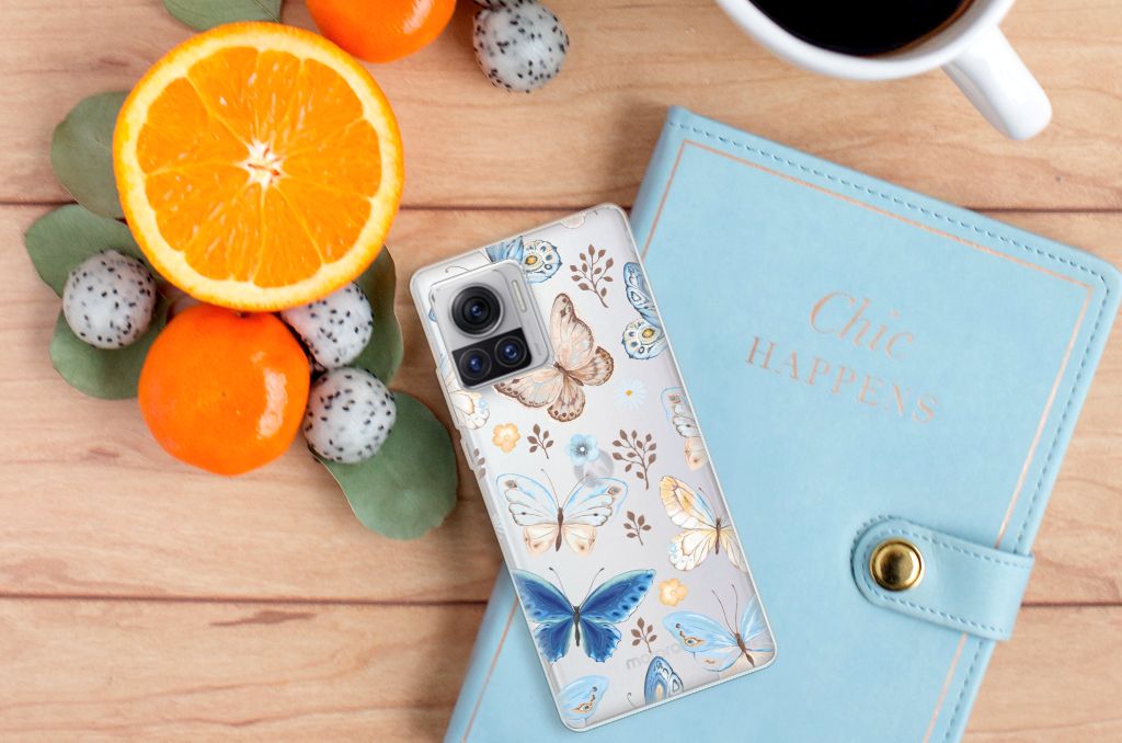 TPU Hoesje voor Motorola Moto X30 Pro Vlinder B2C Telecom