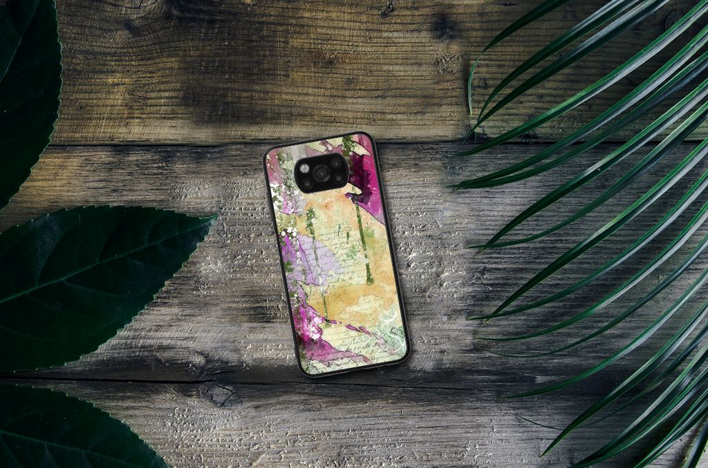 Kleurrijke Telefoonhoesje Xiaomi Poco X3 | X3 Pro Letter Painting B2C Telecom