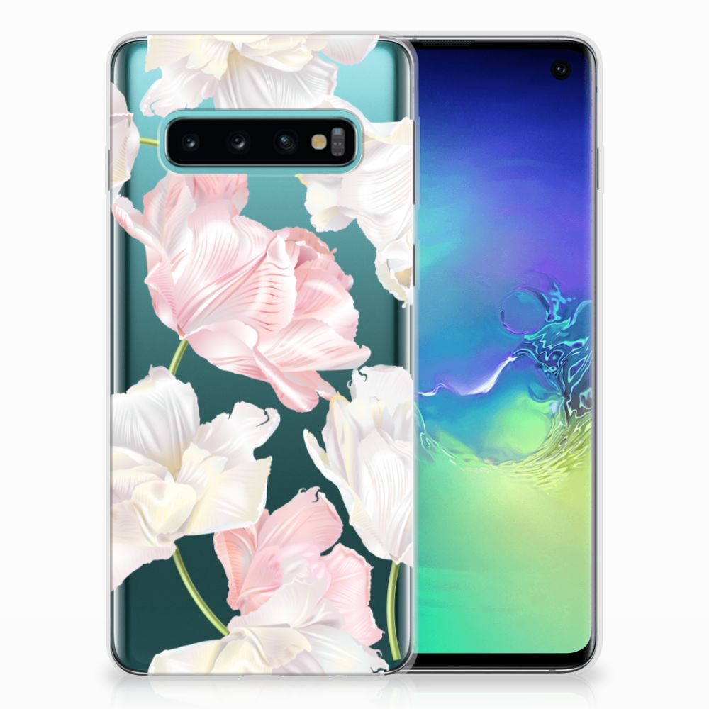 Samsung Galaxy S10 TPU Case Lovely Flowers