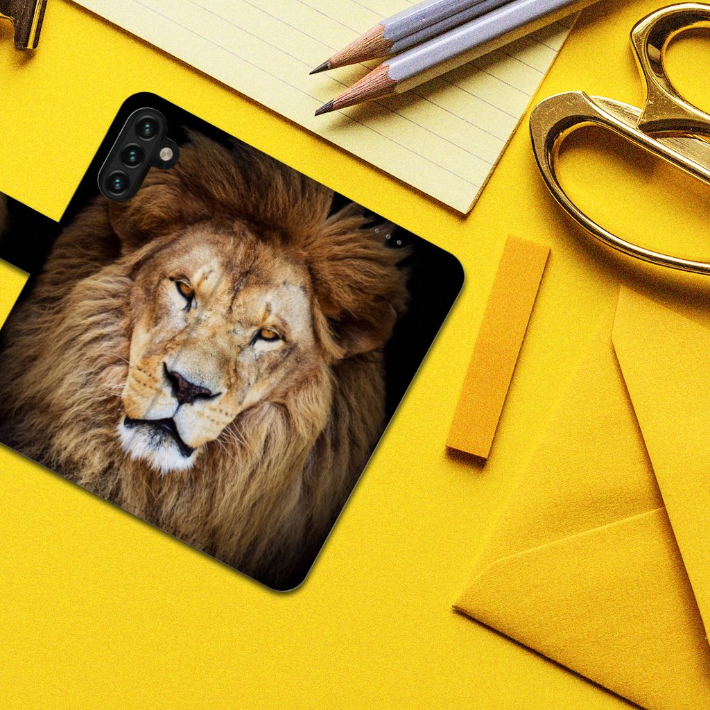 Samsung Galaxy A04s | Samsung Galaxy A13 5G Telefoonhoesje met Pasjes Leeuw