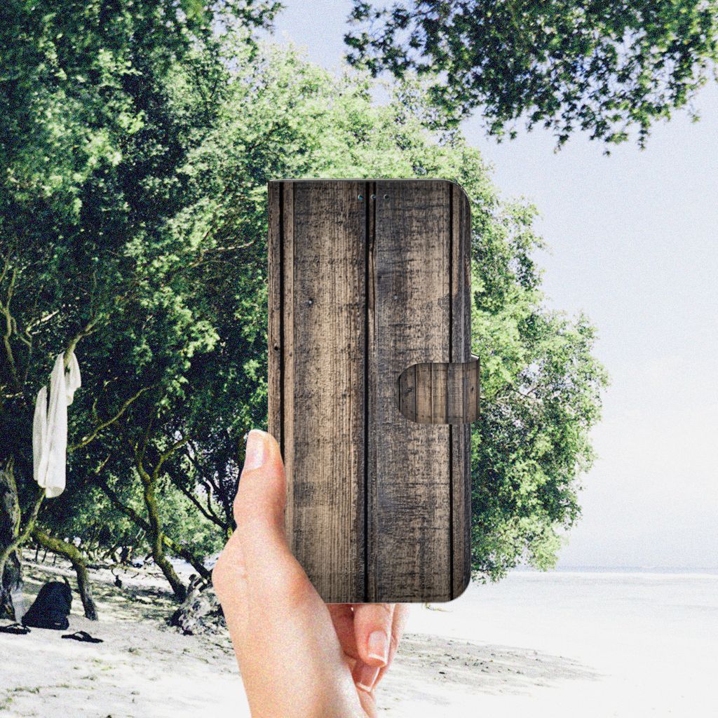 Nokia G50 Book Style Case Steigerhout