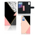 Samsung Galaxy A02s | M02s Book Case Zwart Roze Vormen