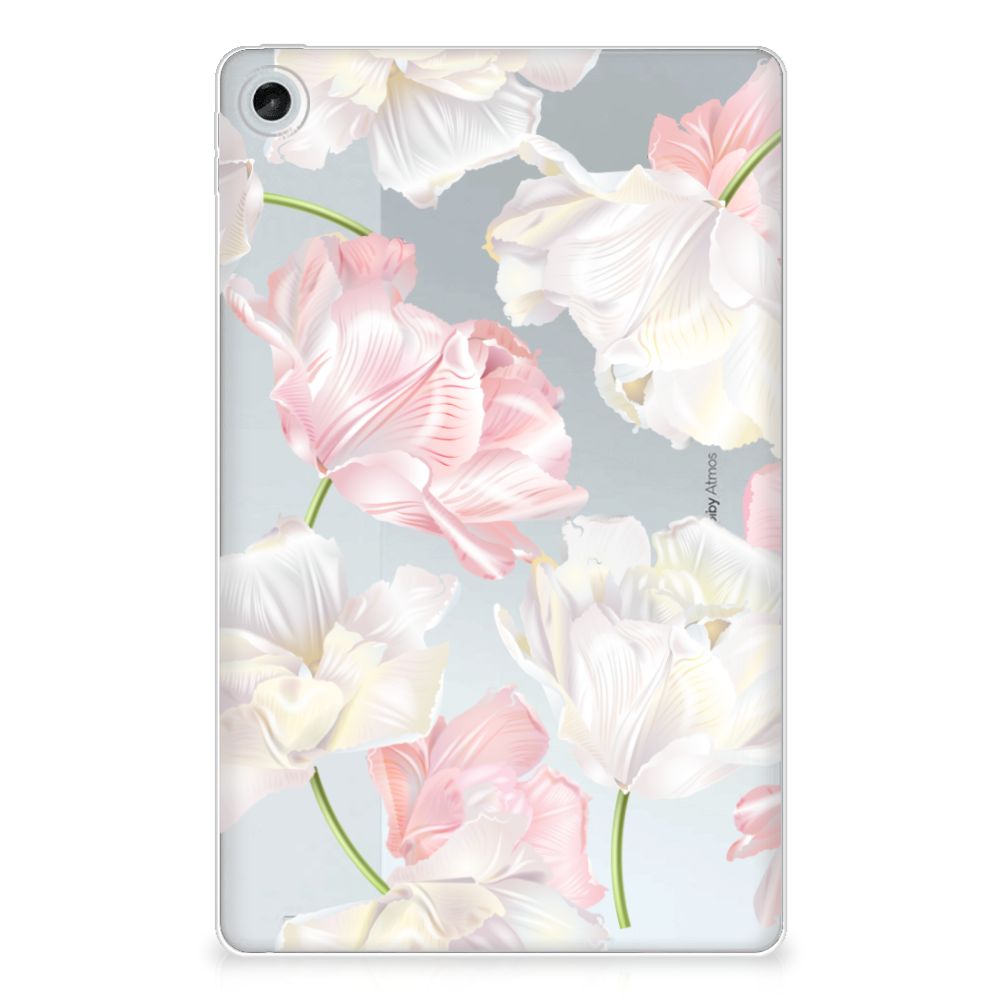 Lenovo Tab M10 Plus (3e generatie) Siliconen Hoesje Lovely Flowers - B2C Telecom