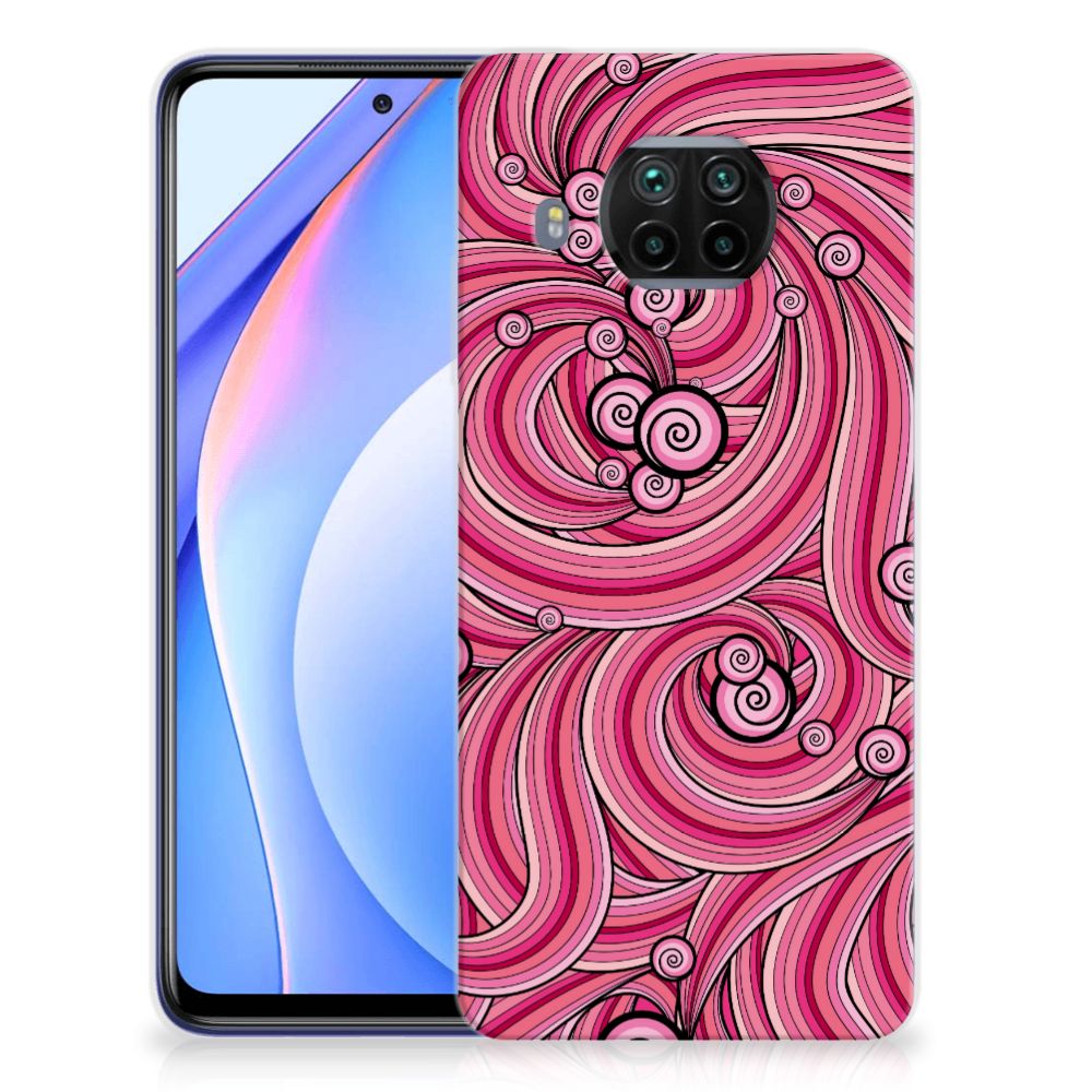 Xiaomi Mi 10T Lite Hoesje maken Swirl Pink B2C Telecom