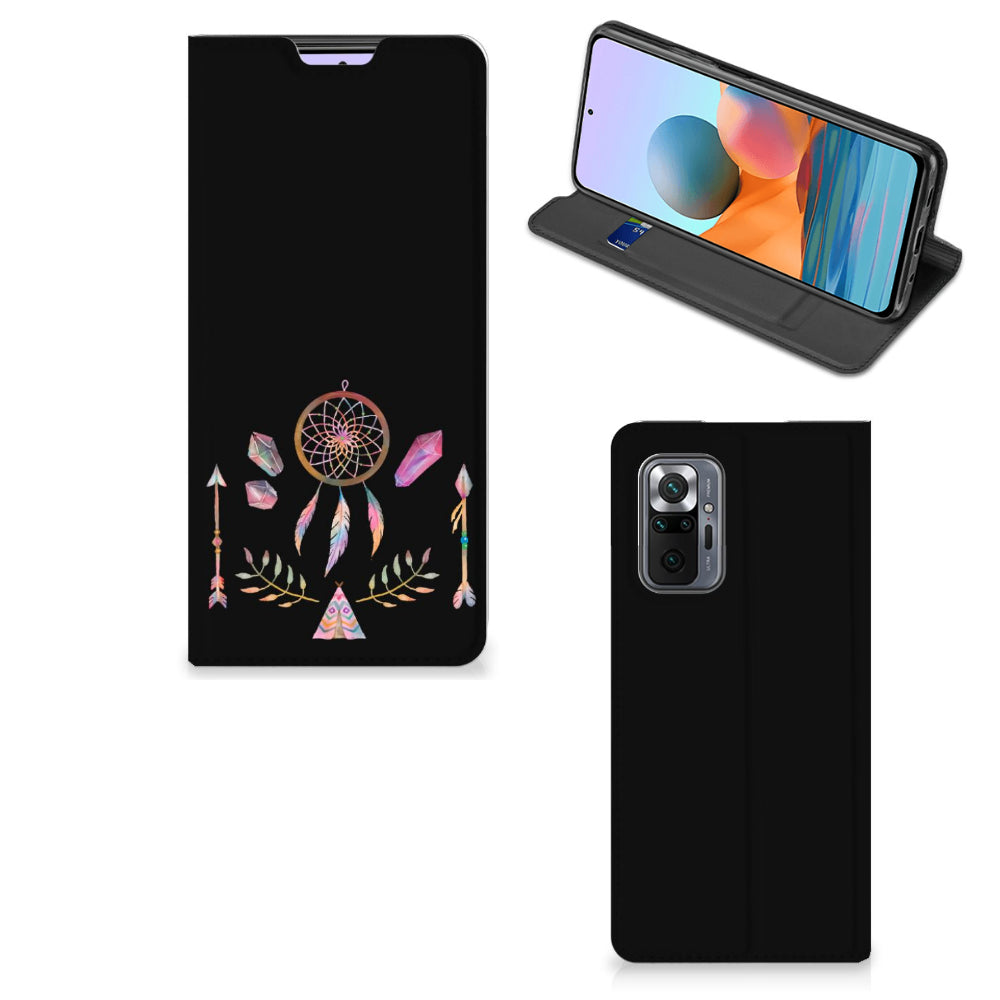 Xiaomi Redmi Note 10 Pro Magnet Case Boho Dreamcatcher