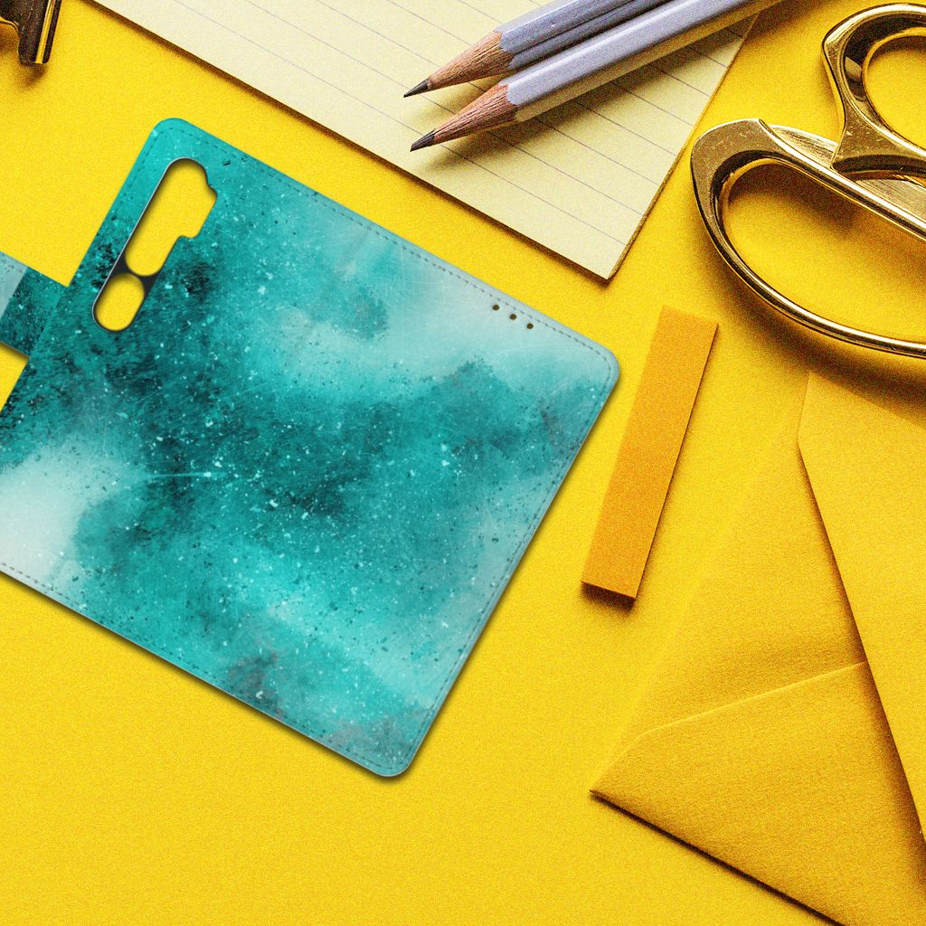 Hoesje Xiaomi Mi Note 10 Pro Painting Blue